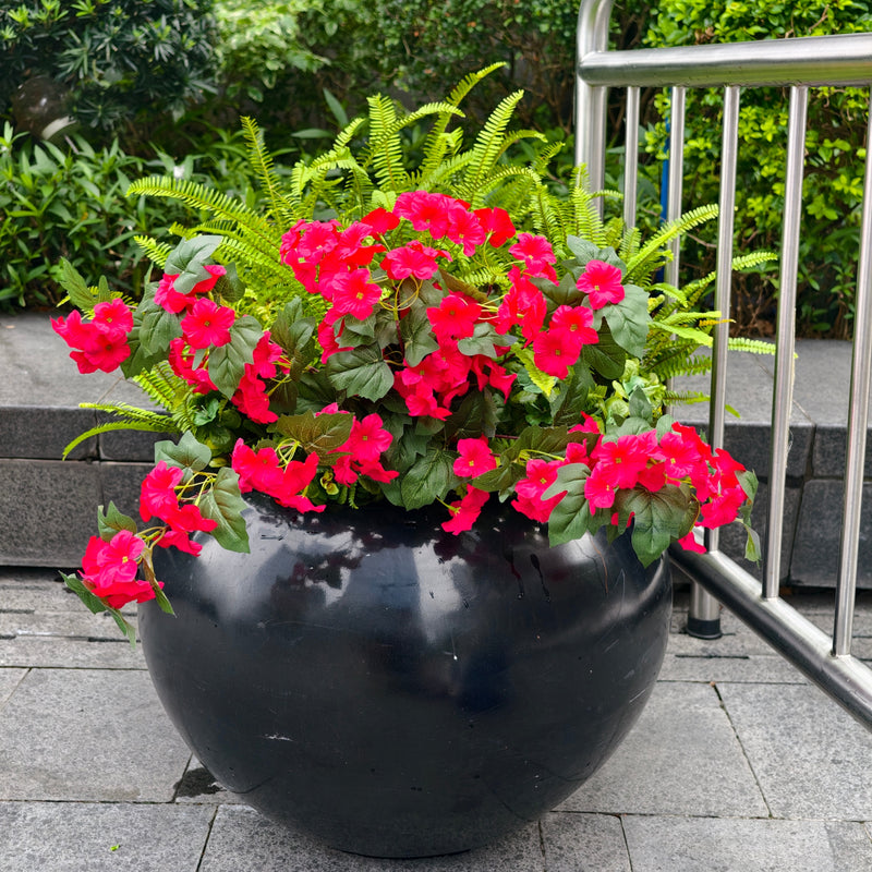Bulk Exclusive Upgraded Faux Petunia Flowers UV Resistant Artificial Flowers for Outdoor Garden & Porch Decor Wholesale