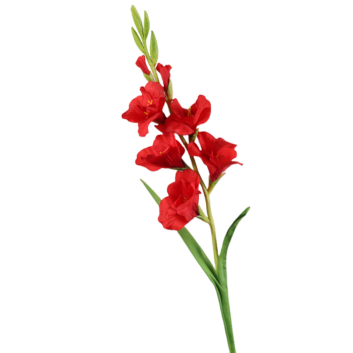 Bulk 35 inches Tall Extra Gladiolus Stem Faux Spring Silk Flowers Wholesale