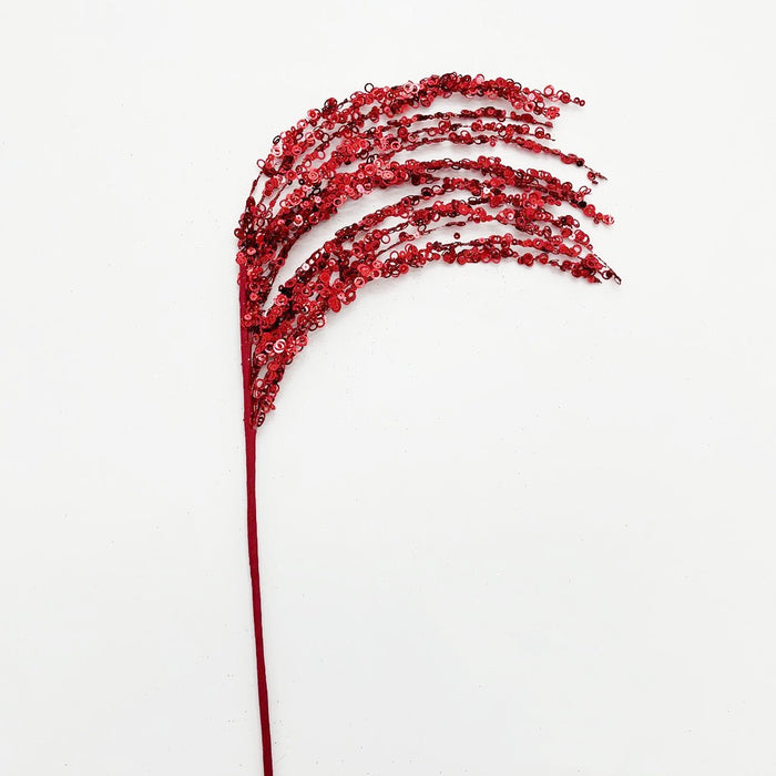 Bulk Glitter Christmas Tree Picks and Sprays Glitter Sequins Branches Stems Ornaments Wholesale