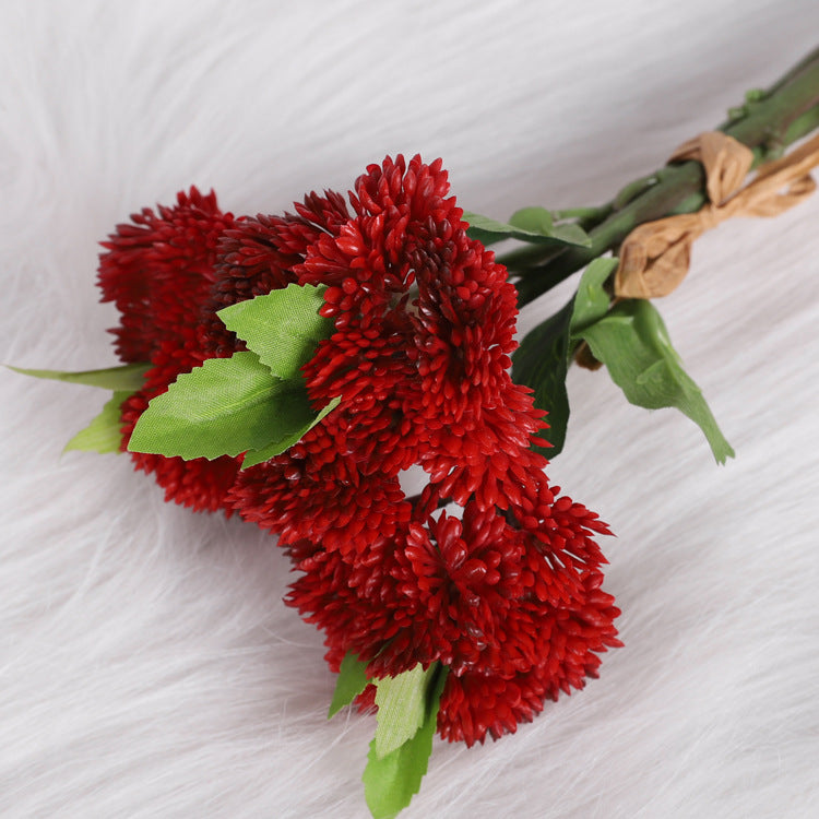 Premium 11.4" Real Touch Fruit Seeds Stems - Lifelike Floral Arrangements for Weddings & Home Decor