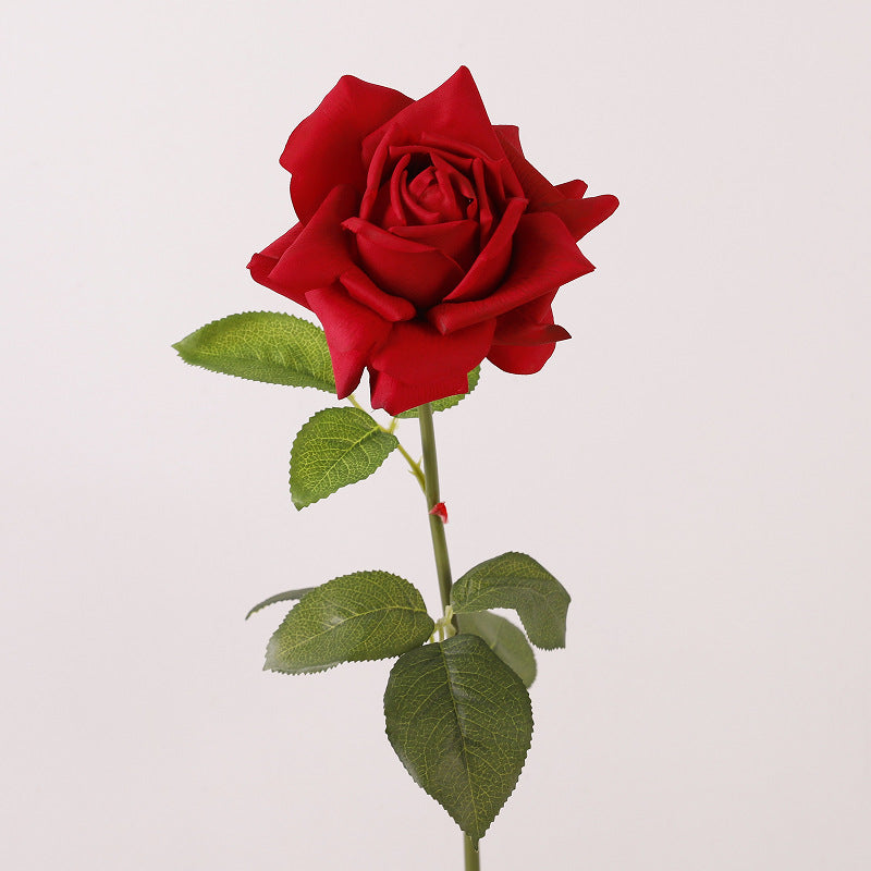 Premium Real Touch Blooming Rose Stem