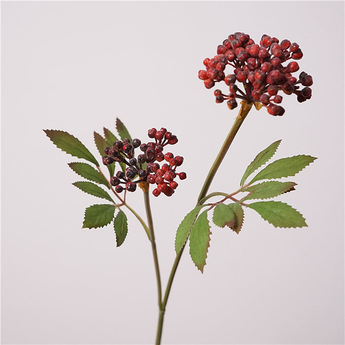 Bulk 21 inches Tall Artificial Berries Stems Autumn And Winter Decorations Wholesale