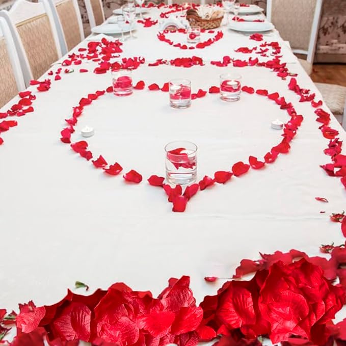 Liquidation en vrac 3000 PCS pétales de rose en soie artificielle pour les événements de mariage de nuit romantique fête en gros 