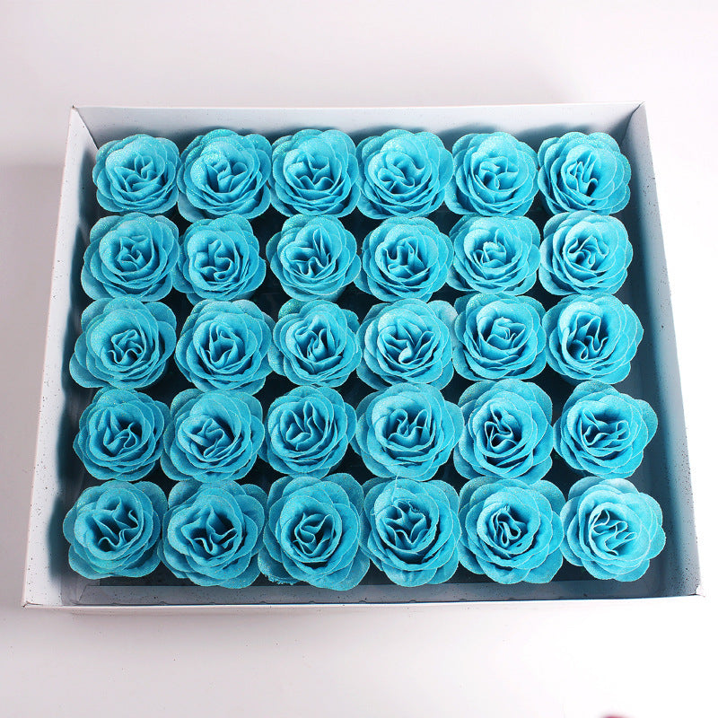 Bulk 30pcs DIY Glitter Roses Bouquet Perfect For Anniversary Weddings Wholesale
