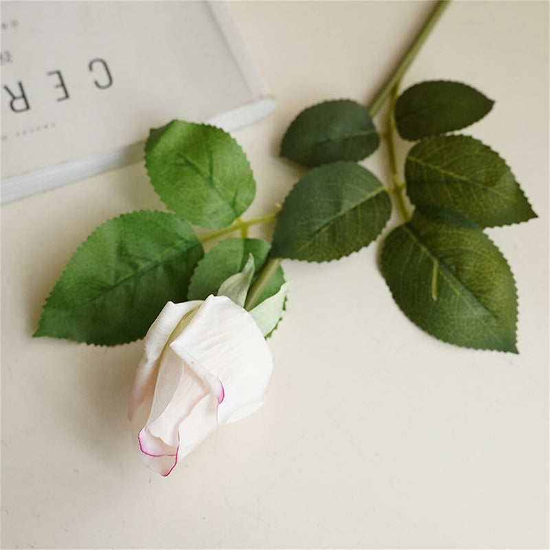 Bulk 21" Real Touch Rose Buds Stems Fake Rose Arrangements Wholesale