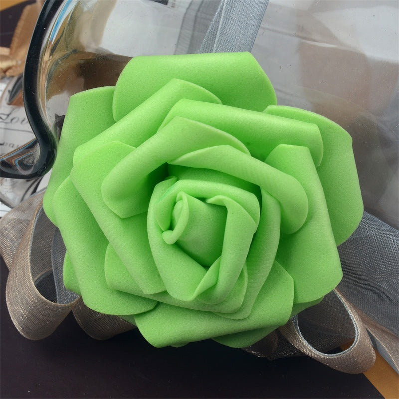 Clearance Bulk Rose Foam Heads Artificial Flowers for Crafts Wedding Wholesale