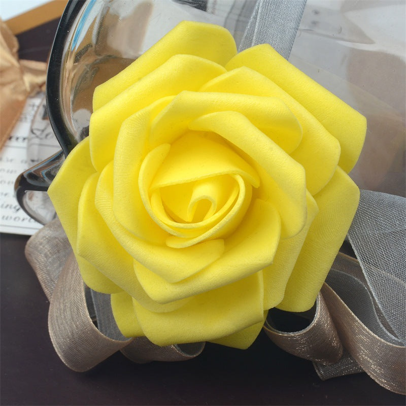 Clearance Bulk Rose Foam Heads Artificial Flowers for Crafts Wedding Wholesale