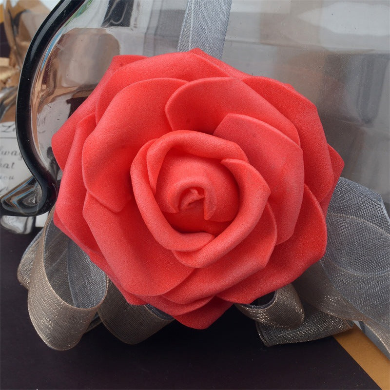 Clearance Bulk Rose Foam Heads Artificial Flowers for Crafts Wedding Wholesale