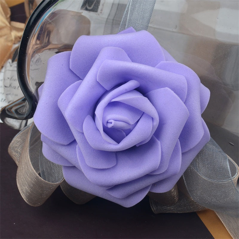 Clearance Bulk Rose Foam Heads Artificial Flowers for Crafts Wedding Wholesale