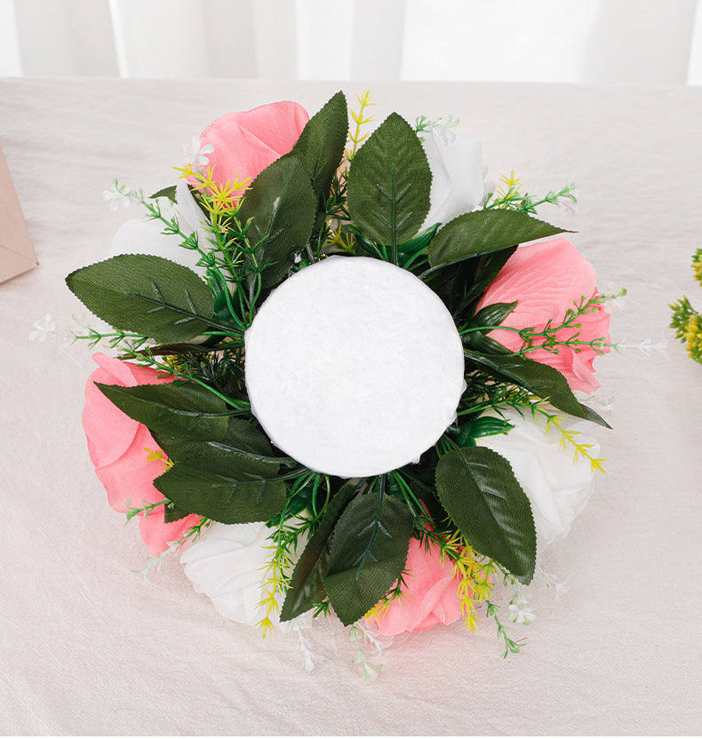 Bulk 2pcs Flower Ball Flower Arrangement Bouquet for Wedding Centerpiece Parties Home Décor Wholesale