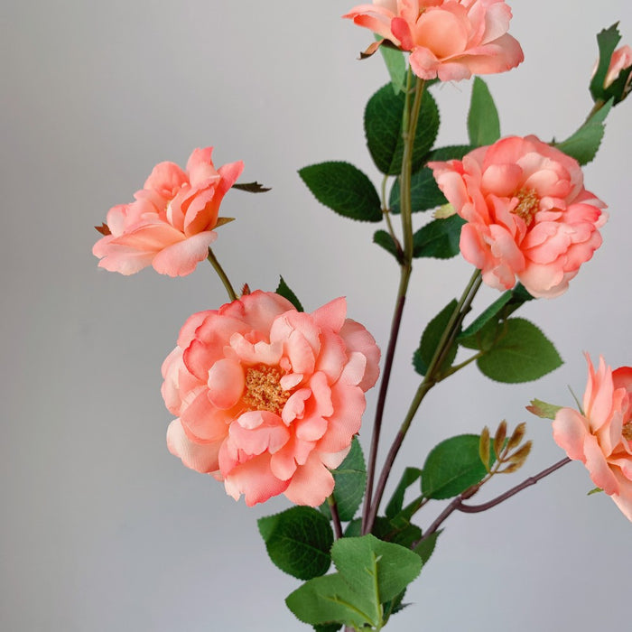 Bulk Rose Iceberg Stems Spray Silk Floral Artificial Wholesale