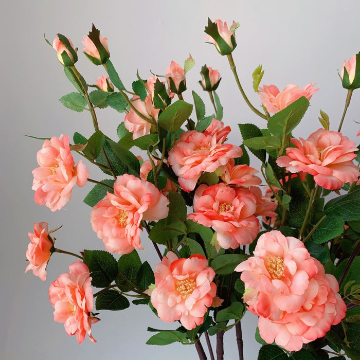 Bulk Rose Iceberg Stems Spray Silk Floral Artificial Wholesale