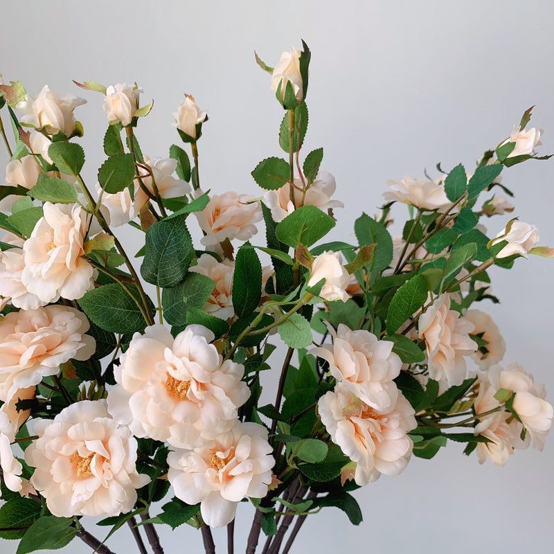 Bulk Rose Iceberg Stems Spray Silk Floral Artificial Wholesale
