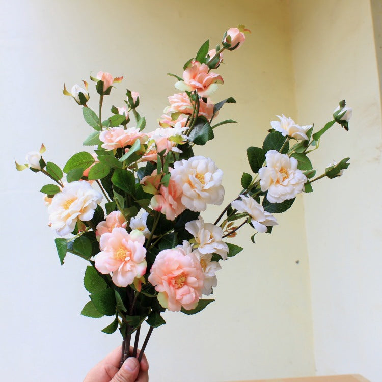 Bulk Rose Iceberg Stems Spray Silk Floral Artificial Wholesale