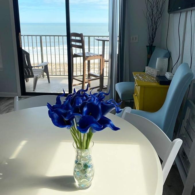 Lot de 10 fleurs de lys calla artificielles en vrac, fausses fleurs de lys calla au toucher réaliste pour bouquets de mariage, centres de table, vente en gros