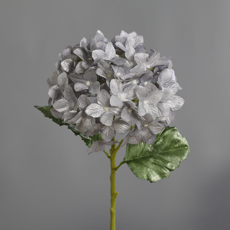 Bulk 2025 Modern Romance Wedding Shiny Hydrangea Stems for Wedding & Party Decorations