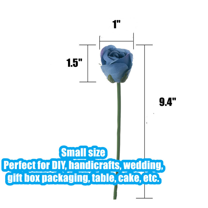 Bulk Mini Rose Bud Stems for Crafts Home Wedding DIY Centerpieces Wholesale