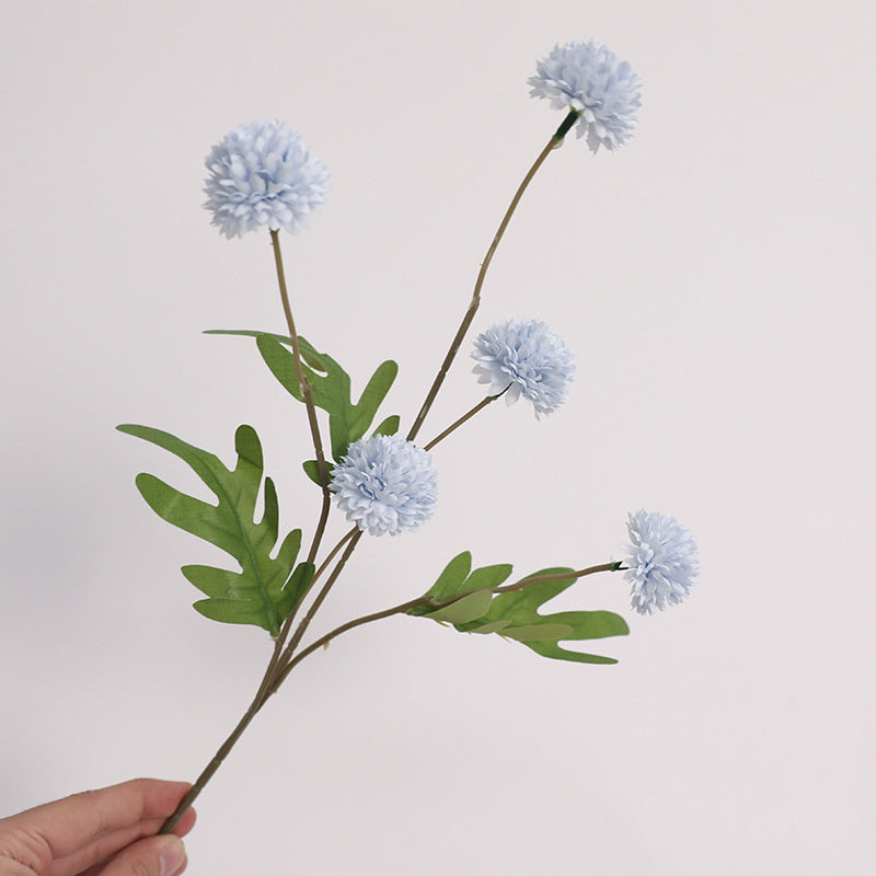 Bulk 8 Colors Artificial Pompon Mums Premium Silk Chrysanthemums for DIY Bouquets Wholesale