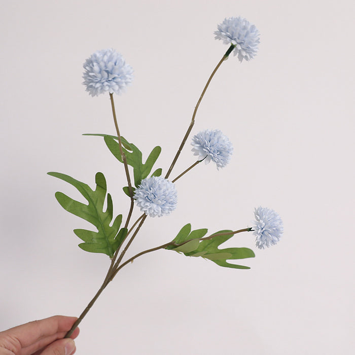 Bulk 8 Colors Artificial Pompon Mums Premium Silk Chrysanthemums for DIY Bouquets Wholesale