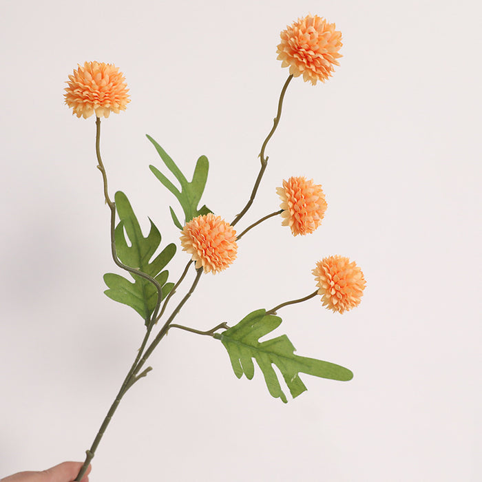 Bulk 8 Colors Artificial Pompon Mums Premium Silk Chrysanthemums for DIY Bouquets Wholesale