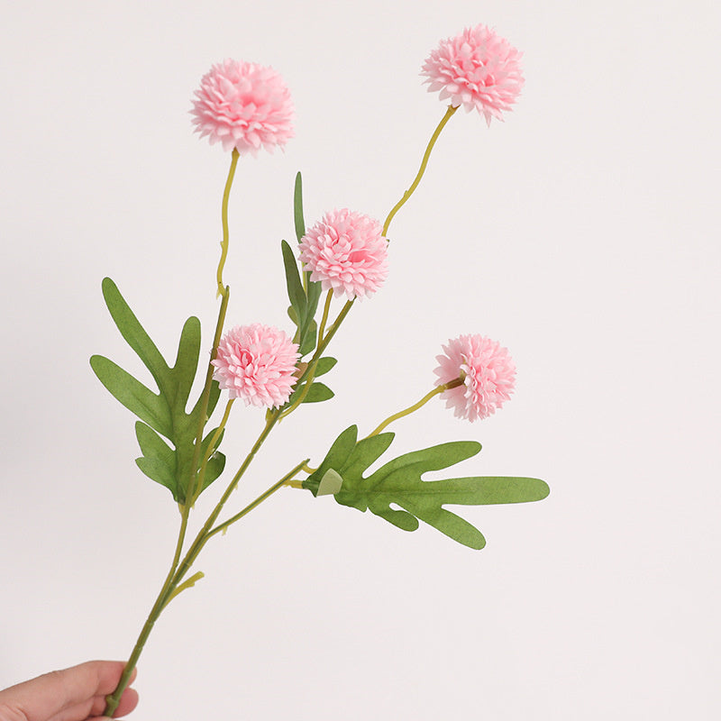 Bulk 8 Colors Artificial Pompon Mums Premium Silk Chrysanthemums for DIY Bouquets Wholesale