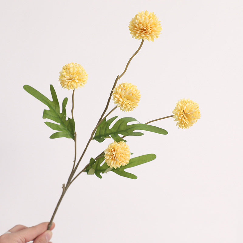 Bulk 8 Colors Artificial Pompon Mums Premium Silk Chrysanthemums for DIY Bouquets Wholesale