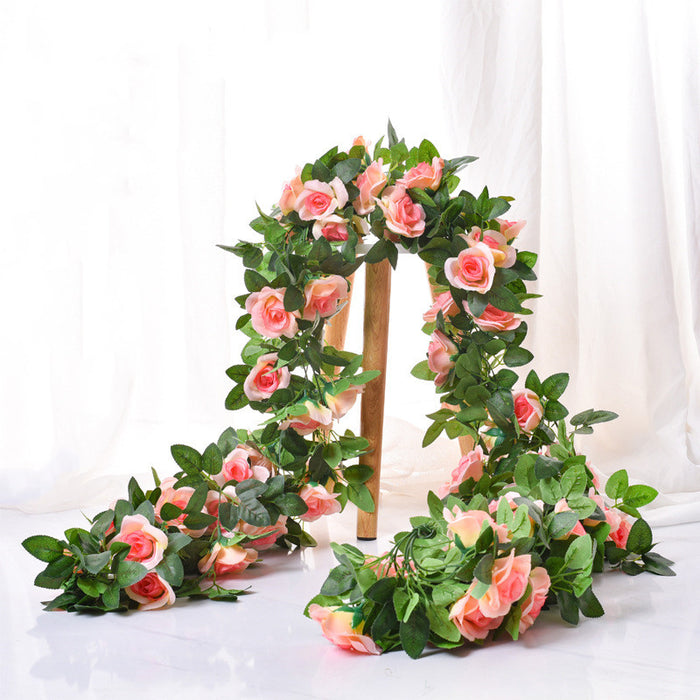 Clearance Bulk 3Pcs Artificial Peony Garland Flowers Greenery Garland for Wedding Dining Table Home Party Wholesale