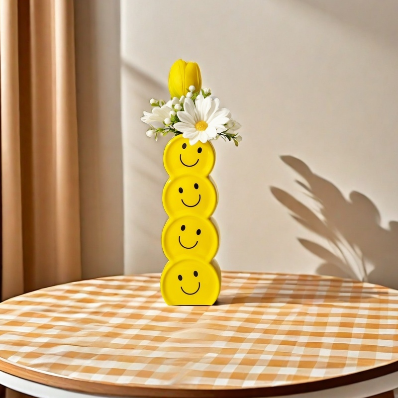 Be Happy Spring Bouquet with Tulip And Daisy Happy Floral Arrangement