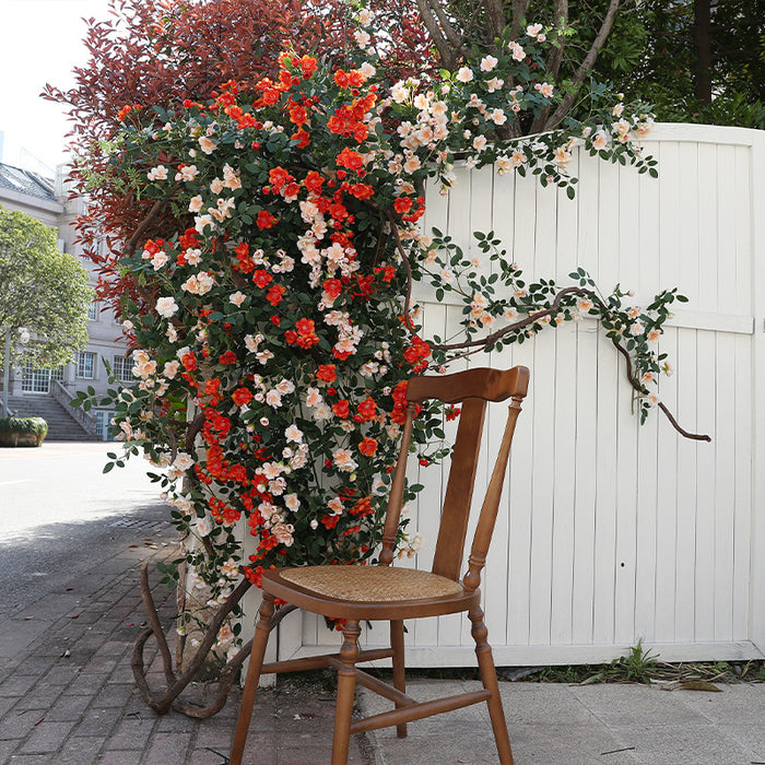 Bulk 6FT Begonia Flower Garland UV Resistant Outdoors Flowers for Garden Wholesale