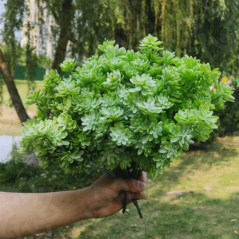 Lot de 8 plantes succulentes artificielles pour l'extérieur en gros 