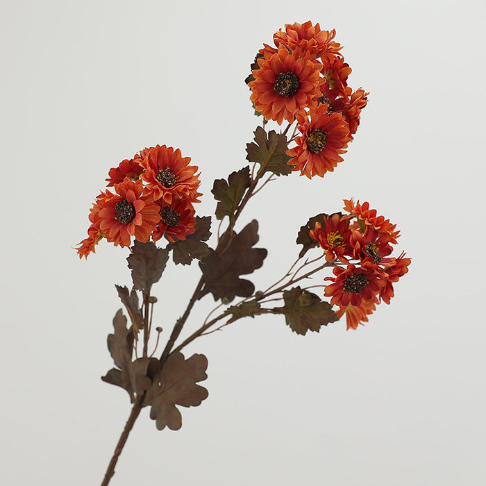 Bulk 26" Artificial Autumn Daisies Chamomile Stems Silk Flowers for Wedding Home Decor Wholesale