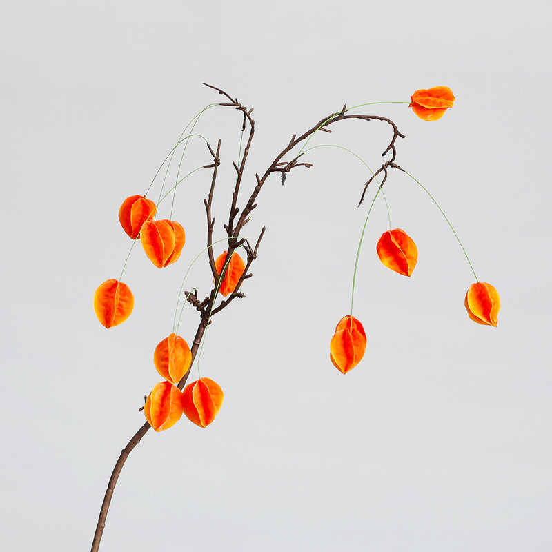 Bulk 22.8" Artificial Trailing Lantern Flowers Autumn Fruit Flowers for Autumn Decoration Wholesale