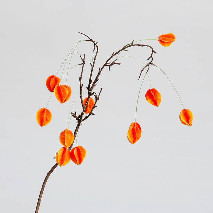 Bulk 22.8" Artificial Trailing Lantern Flowers Autumn Fruit Flowers for Autumn Decoration Wholesale