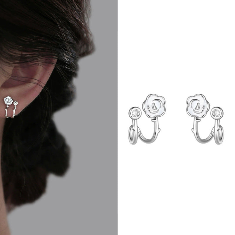 Bulk 6Pcs Luxury Valentines Gifts for Her Preserved Floral in Conch with Necklace and Earrings Wholesale