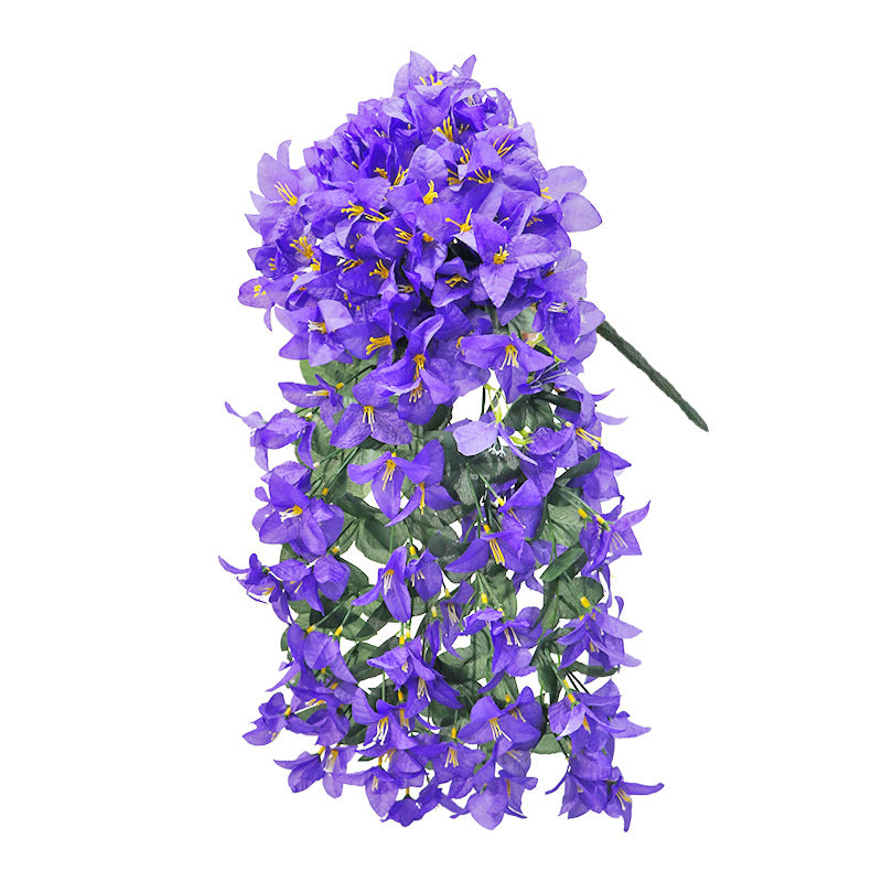 Bulk Bougainvillea Hanging Bush Artificial Flowers Plants for Outdoors Trailing Vines UV Resistant Autumn Decor Wholesale