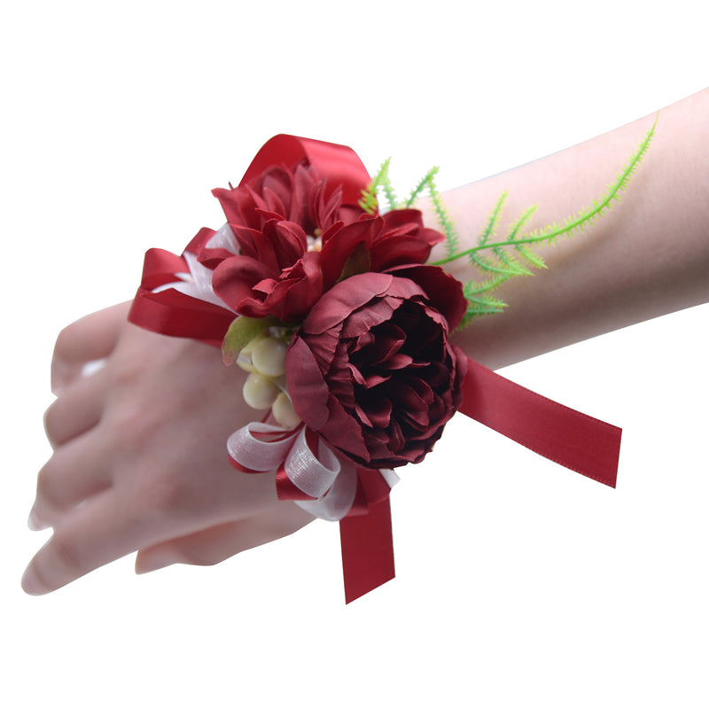 Bracelet de poignet de mariage en gros avec pivoine