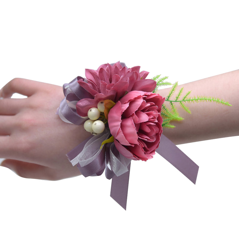 Bracelet de poignet de mariage en gros avec pivoine