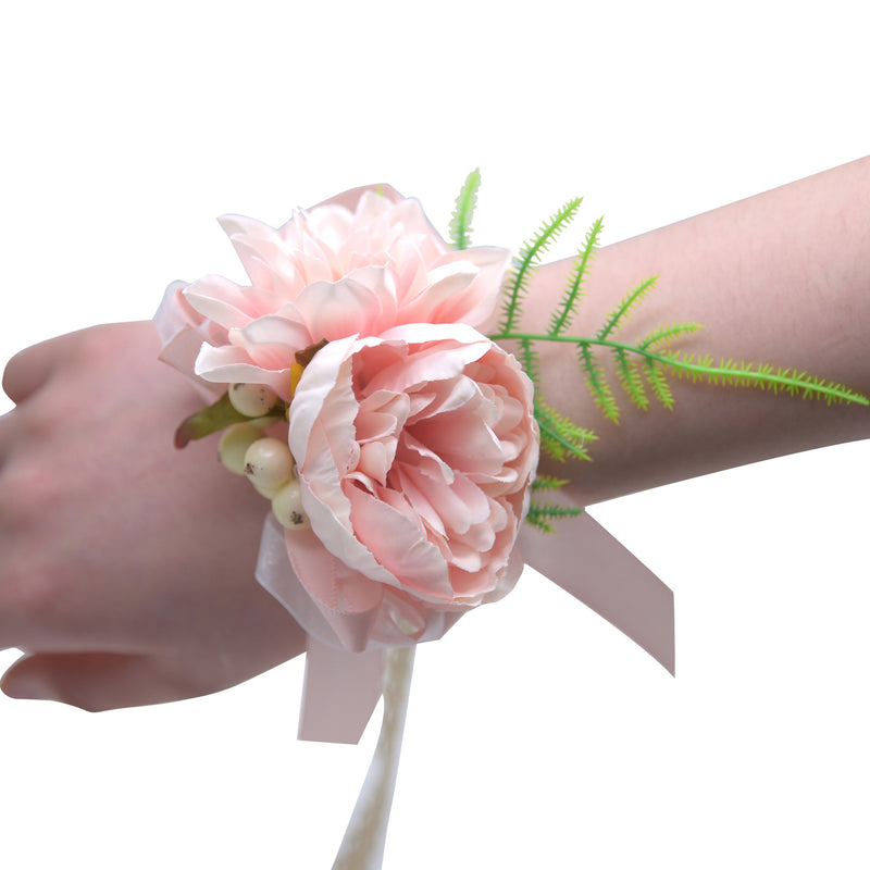 Bracelet de poignet de mariage en gros avec pivoine