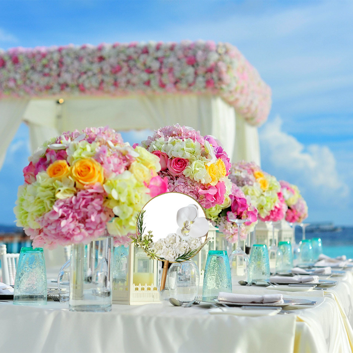 Bulk Floral Fans Souvenir for Beach Wedding Party Wholesale