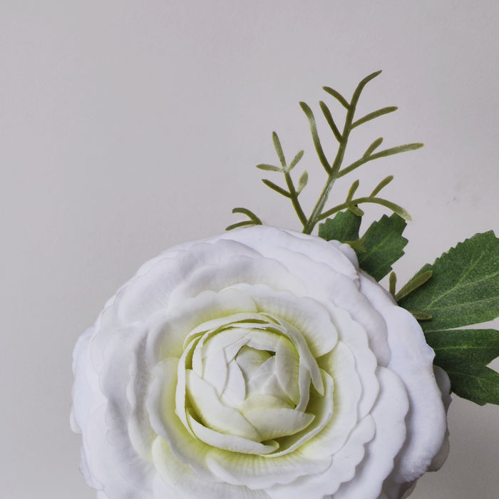 Bulk Real Touch Ranunculus Boutonnieres White Boutonnieres Wholesale