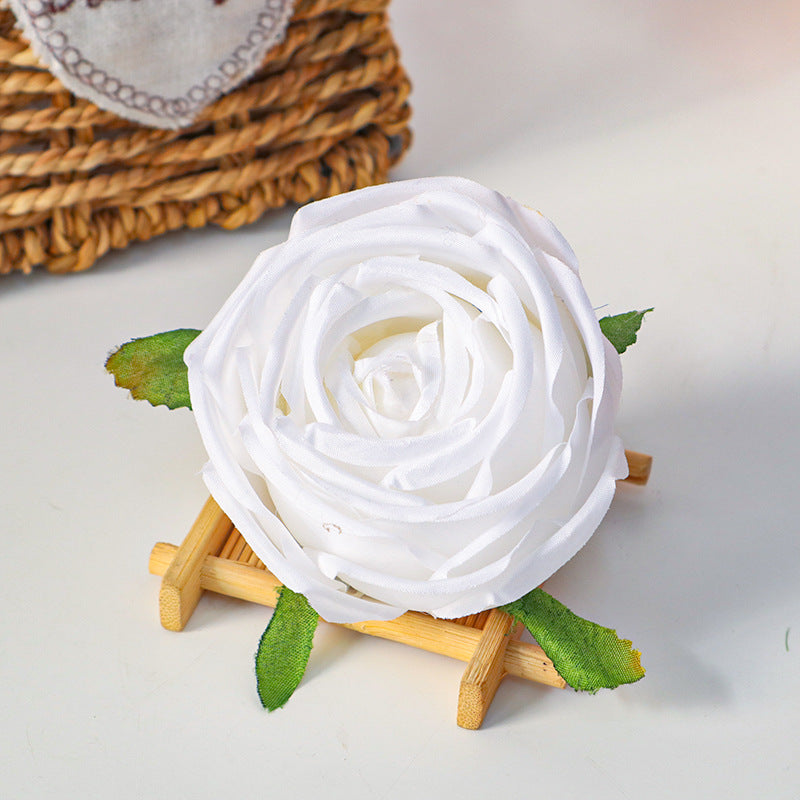 Bulk Cabbage Rose Flower Heads Silk Flowers for DIY Wedding Bouquets Centerpieces Baby Shower Party Home Decorations Wholesale