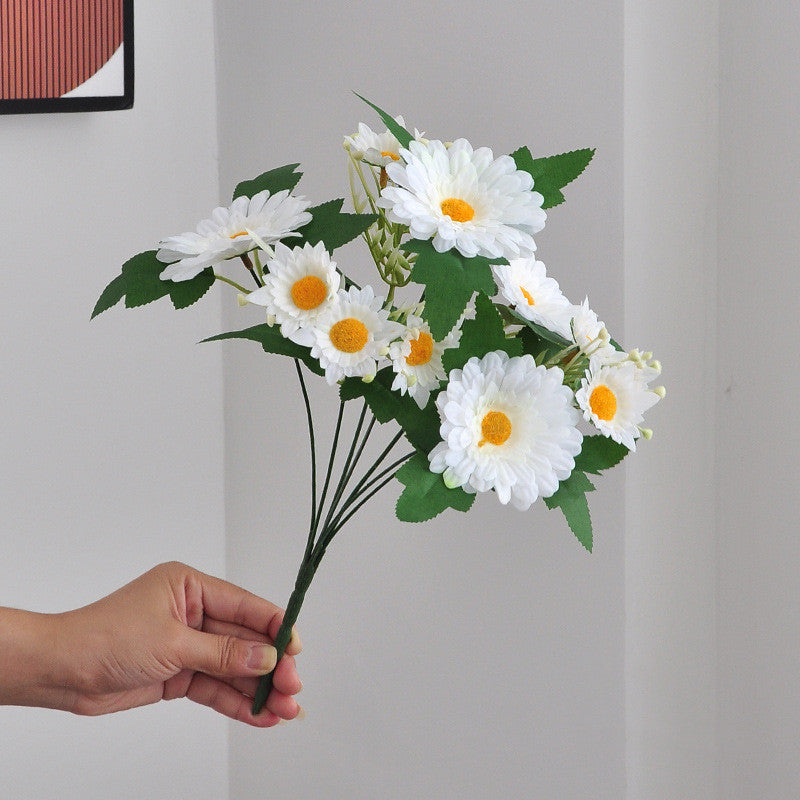 Bulk 11.8" Gerbera Bush Bouquet Faux Silk Flowers Arrangement Wholesale