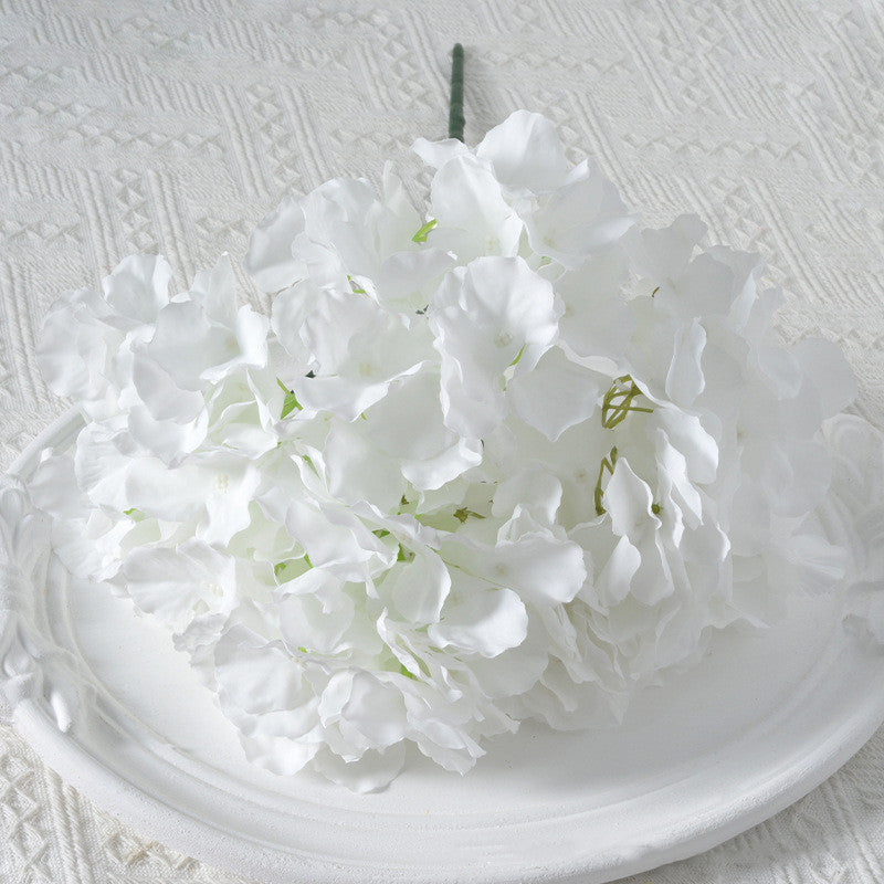 Bulk 17.7" Hydrangea Bush Bouquet Faux Silk Hydrangea Flowers Wholesale