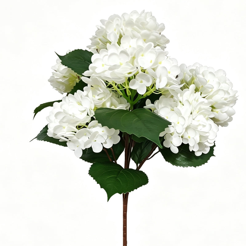Premium 24" Real Touch UV Resistant Hydrangea – Large Faux Flowers for Outdoor Decor