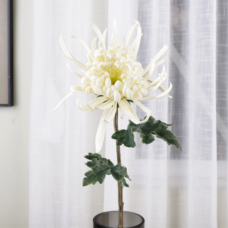 Premium 28.3" Real Touch Spide Mum - Lifelike Floral Arrangements for Weddings & Home Decor