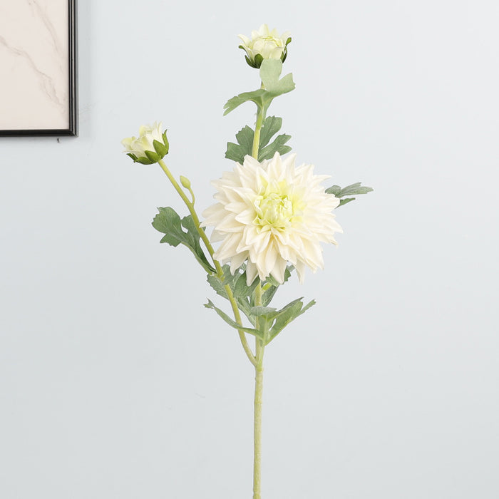 Bulk 24 inches Tall Dahlia Real Touch Stem Spray Artificial Dahlia Flowers Wholesale