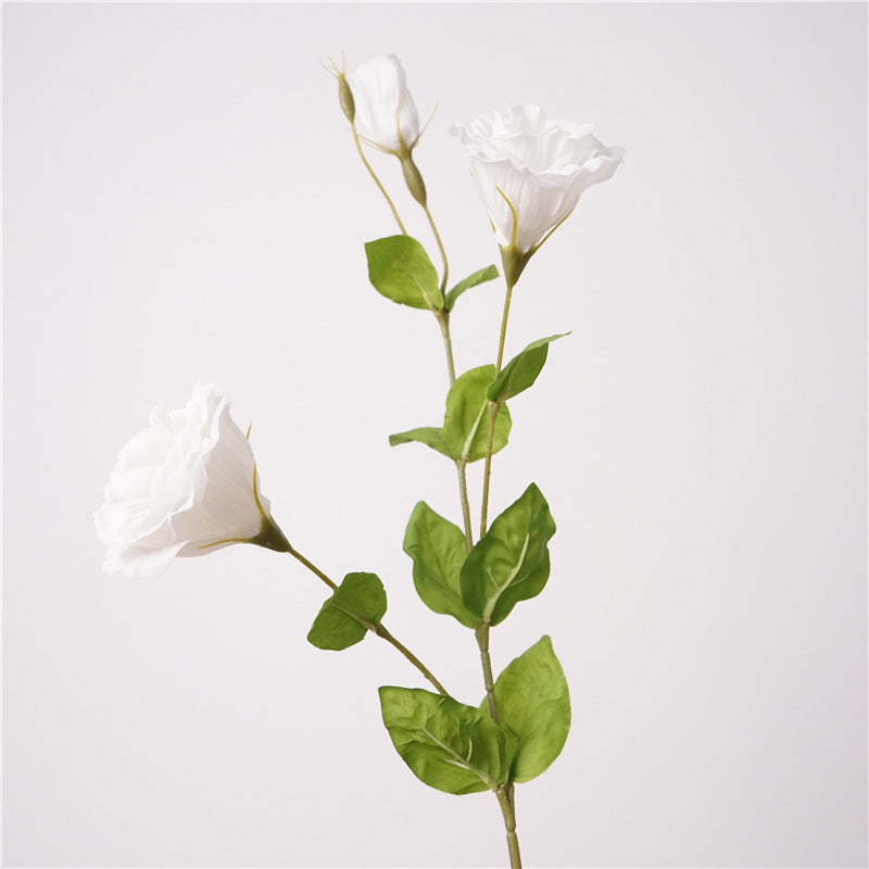 Premium 19.6" Real Touch Lisianthus - Lifelike Silk Floral Arrangements for Weddings & Home Decor