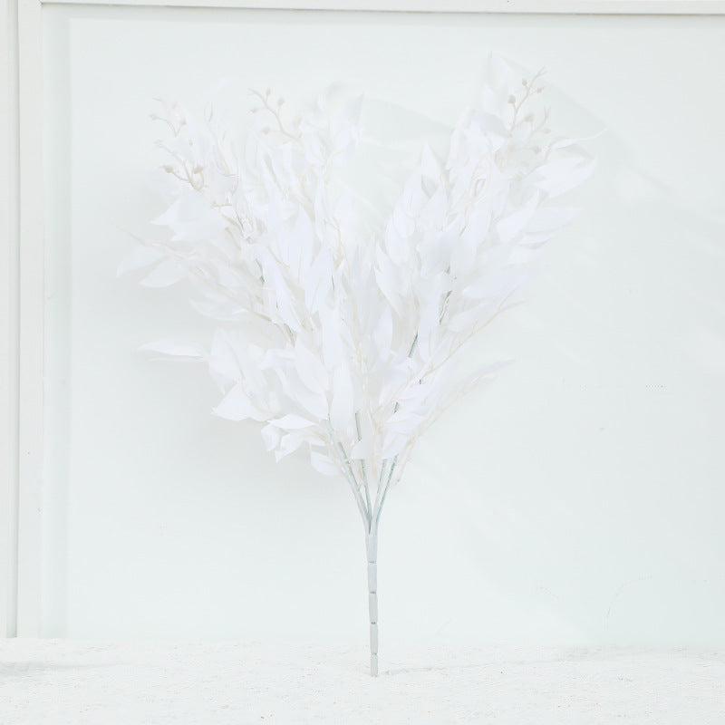 Venta al por mayor Ramita de sauce artificial con brotes Vegetación Planta Spray 21 pulgadas 