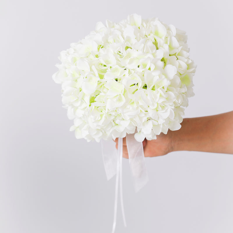 Bulk 9" Small Round Bridal Bouquet Hydrangea Wedding Bouquet Wholesale