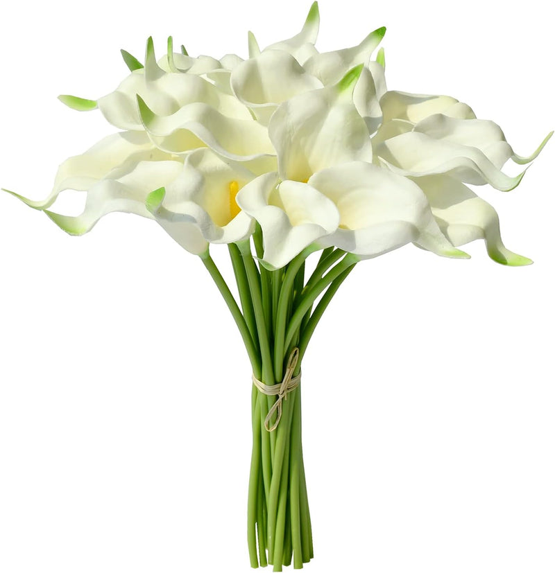 Wholesale Clearance 20pcs Real Touch Calla Lily Bouquets for Stunning Centerpieces